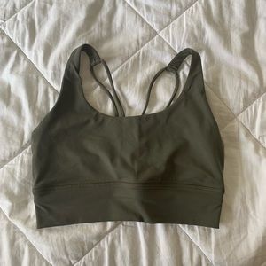 army green sportsbra